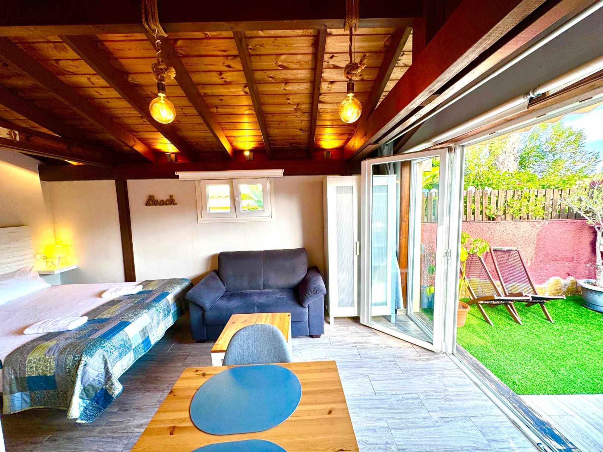 3 Casita-Estudio Con Jardin En La Playa Puerto Marino Exterior photo